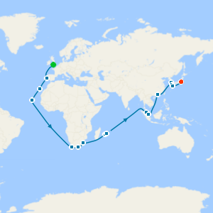 Tokyo Stay, Mt. Fuji, Japan, Asia, Mauritius, South Africa & Cape Verde from S'ton