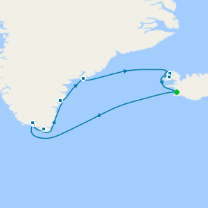 Greenland from Reykjavik