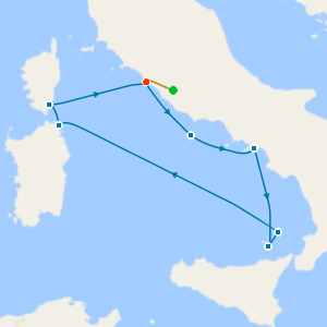 Aeolian Islands from Rome with 1nt Stay.