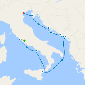 Classic Italy & the Dalmatian Coast from Rome with 1nt Stay