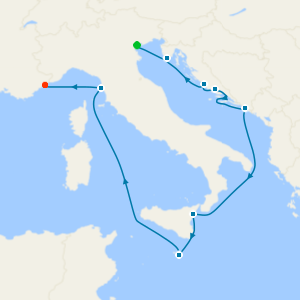 Adriatic Sea & Western Mediterranean from Fusina