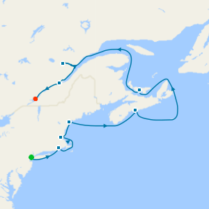 Canada & New England from New York City to Montreal