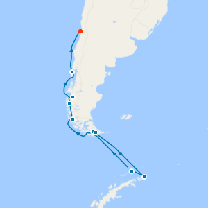 Peninsula & Chilean Fjords from Puerto Williams