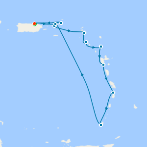 Gems of The Leeward Islands from San Juan Fly Cruise