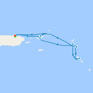 The Virgin Islands from San Juan Fly Cruise