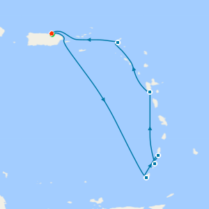 Windward Islands from San Juan Fly Cruise.