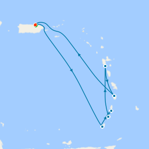 Windward Islands from San Juan Fly Cruise.