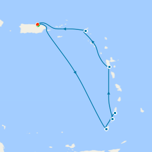 Windward Islands Surf & Sunsets from San Juan Fly Cruise