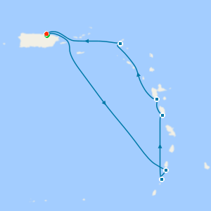 Windward Islands Surf & Sunsets from San Juan Fly Cruise