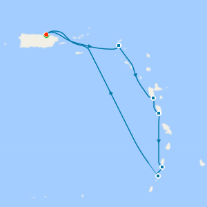 Windward Islands Surf & Sunsets from San Juan Fly Cruise