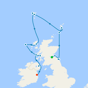 British Isles from Leith to Dublin