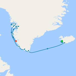 Greenland from Reykjavik