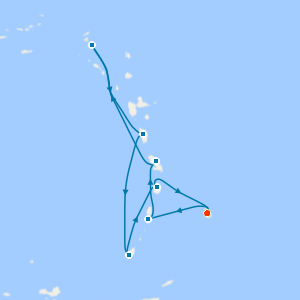 Eastern Caribbean from Bridgetown - Fly Cruise