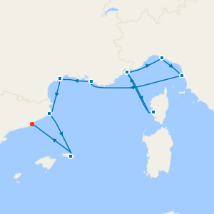 France, Italy & Spain from Nice with Stay