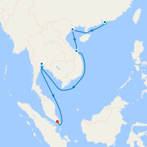 Hong Kong & Vietnam to Singapore with Stays