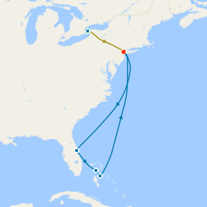 Niagara Falls & Great Stirrup Cay, Orlando & Nassau from New York with Stays