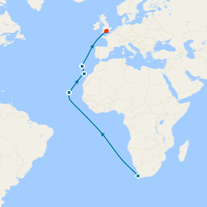 Cape Town Stay, Big 5 Safari, Cape Verde & Med to S'ton