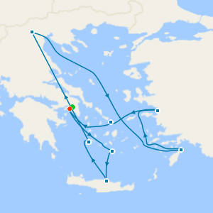 Greek Isles from Piraeus - Fly Cruise