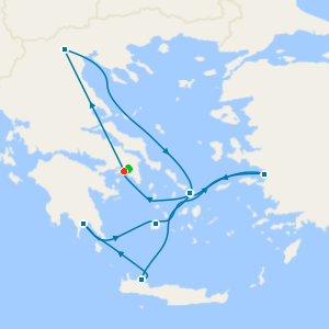Greek Isles from Piraeus - Fly Cruise