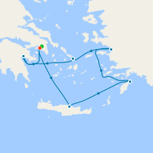 Greek Isles from Athens - Fly Cruise.