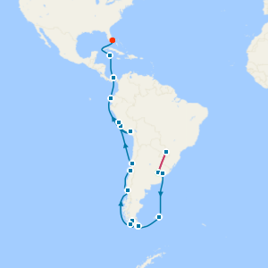 Iguazu Falls, Panama Canal, Inca & South America from Buenos Aires with Stays