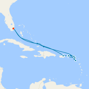 Eastern Caribbean from Miami - Fly Cruise