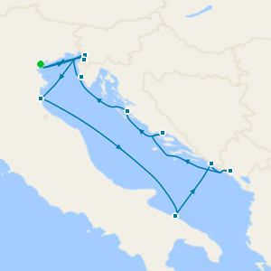 Adriatic Sea from Fusina (Venice)