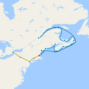 Niagara Falls, New York & Canada & Maine from Boston with Stays