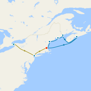 Niagara Falls, New York & Canada & New England from Boston with Stays