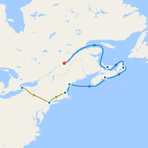 Niagara Falls, New York & Canada & New England from Boston with Stays