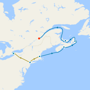 Niagara Falls, New York & Canada & New England from Boston with Stays