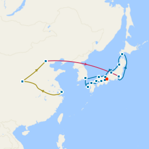 The Great Wall, Terracotta Warriors, Tokyo, Mt Fuji to Kyoto