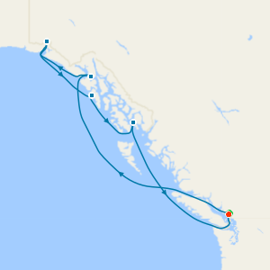 Alaska Adventure from Vancouver with Stay