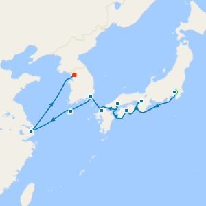 China, Japan & Korea from Tokyo - Fly Cruise