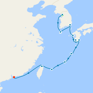 South Korea, Japan & Hong Kong from Seoul - Fly Cruise
