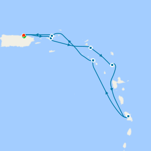 Eastern Caribbean from San Juan - Fly Cruise