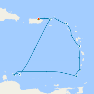 Eastern & Southern Caribbean from San Juan - Fly Cruise