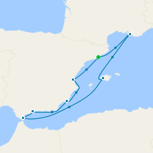 Baleares from Barcelona - Fly Cruise