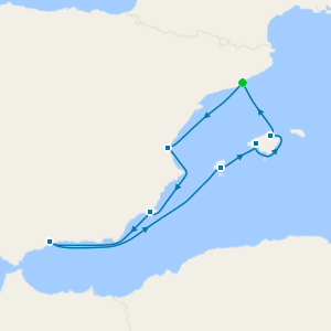 Baleares from Barcelona - Fly Cruise