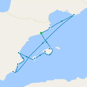 Baleares from Barcelona - Fly Cruise