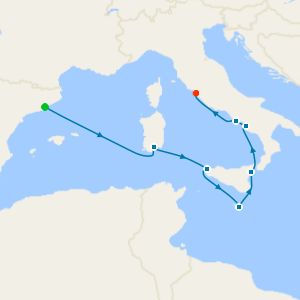 Baleares from Barcelona - Fly Cruise