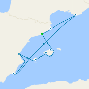 Baleares from Barcelona - Fly Cruise