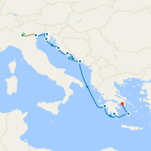 Luxury Stays in Lake Garda & Venice Islands, Adriatic Sea & Greek Isles from Fusina (Venice)