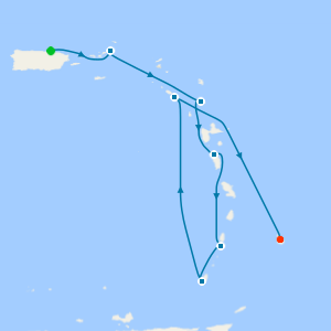 Southern Caribbean Holiday cruise from San Juan