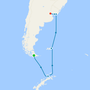 Antarctica, Falkland Islands & Argentina cruise from Ushuaia