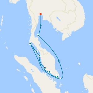 Malaysia & Thailand from Singapore with 1 Nt Stay