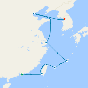 China, Japan & Korea from Hong Kong with 1 Nt Stay