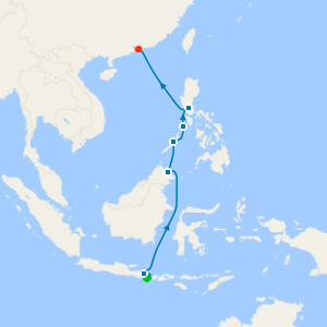 Sandakan, Coron & Manila from Benoa