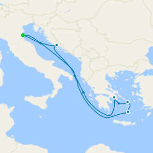 Greek Isles cruise from Ravenna
