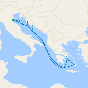Greece and Croatia cruise from Ravenna